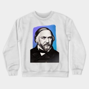 Russian Composer Mikhail Glinka illustration Crewneck Sweatshirt